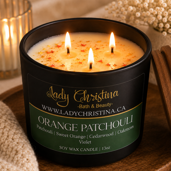 Orange and Patchouli Candle