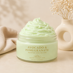 Avocado & Pomegranate Whipped Body Butter - Lady Christina Bath & Beauty 1
