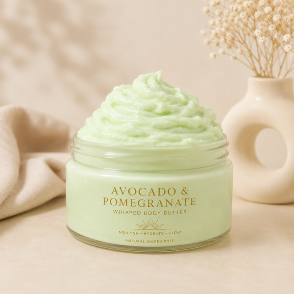 Avocado & Pomegranate Whipped Body Butter