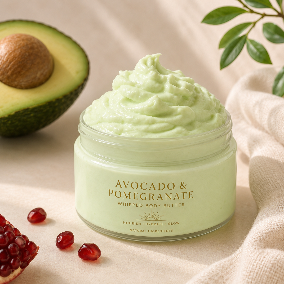 Avocado & Pomegranate Whipped Body Butter - photo 6