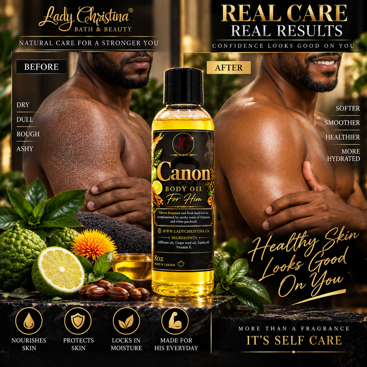 Canon Body Oil For Him