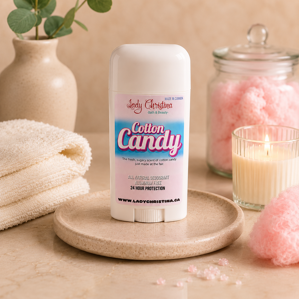 Cotton Candy Deodorant - Lady Christina Bath & Beauty