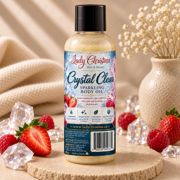 Crystal Clear Body Oil - Lady Christina Bath & Beauty