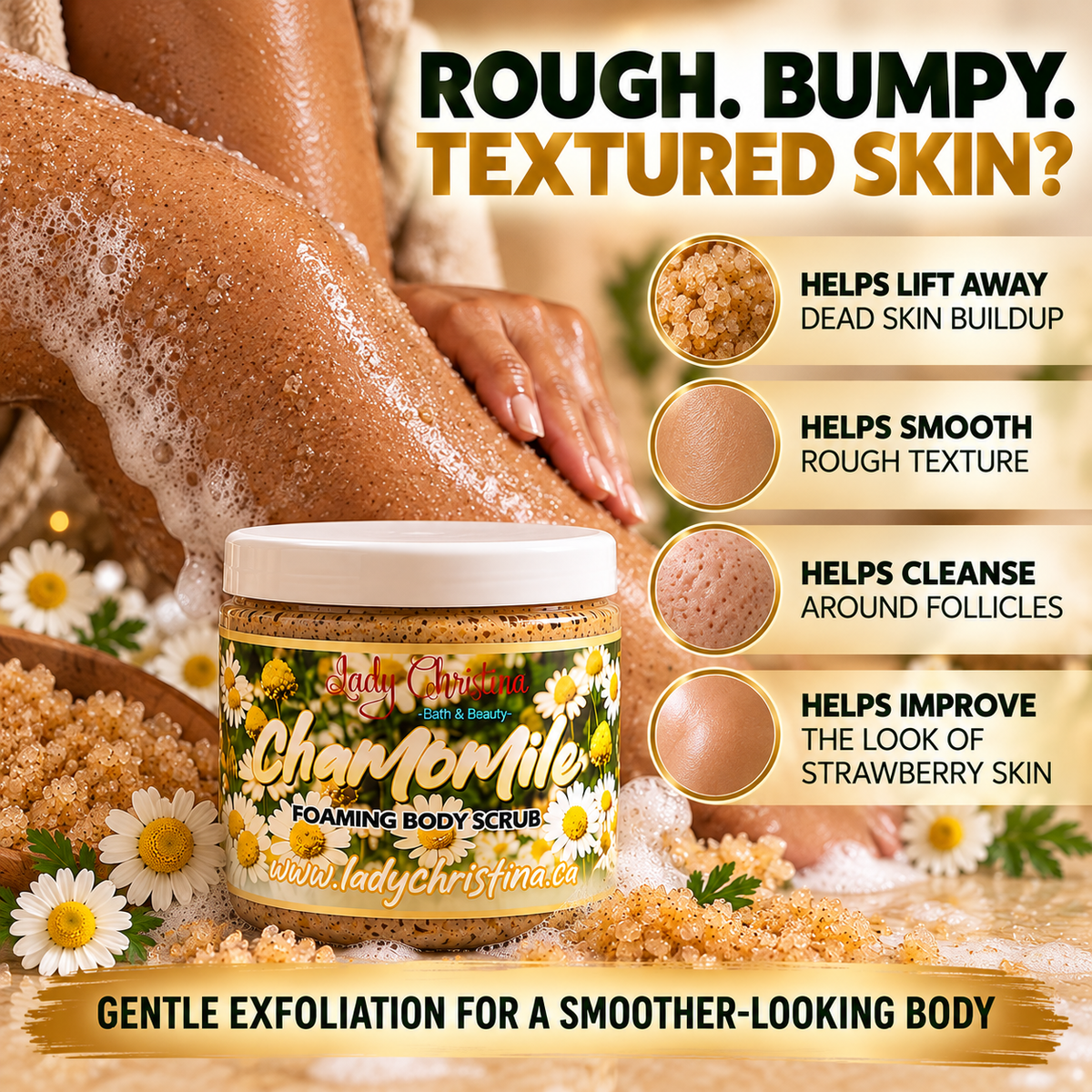 Chamomile Foaming Body Scrub