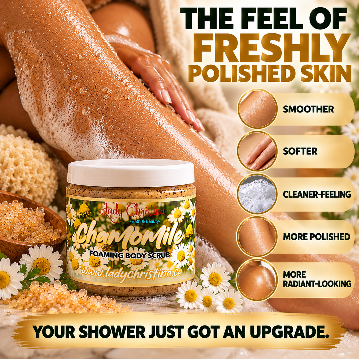 Chamomile Foaming Body Scrub