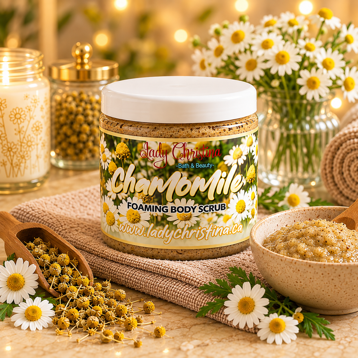 Chamomile Foaming Body Scrub