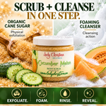 Cucumber & Melon Foaming Body Scrub 7