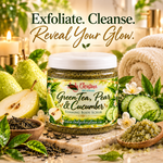Green Tea, Pear & Cucumber Foaming Body Scrub 2