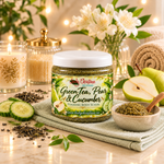 Green Tea, Pear & Cucumber Foaming Body Scrub 1