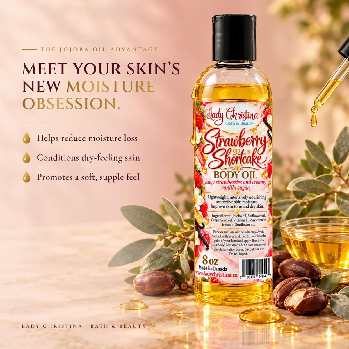 Strawberry Shortcake Body Oil