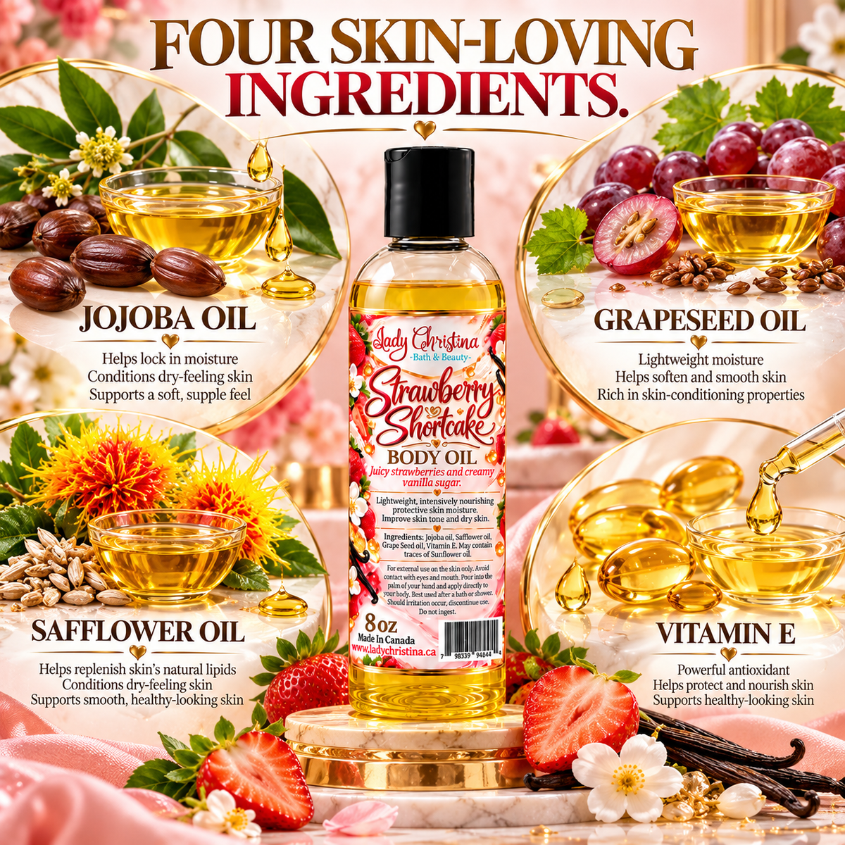 Strawberry Shortcake Body Oil