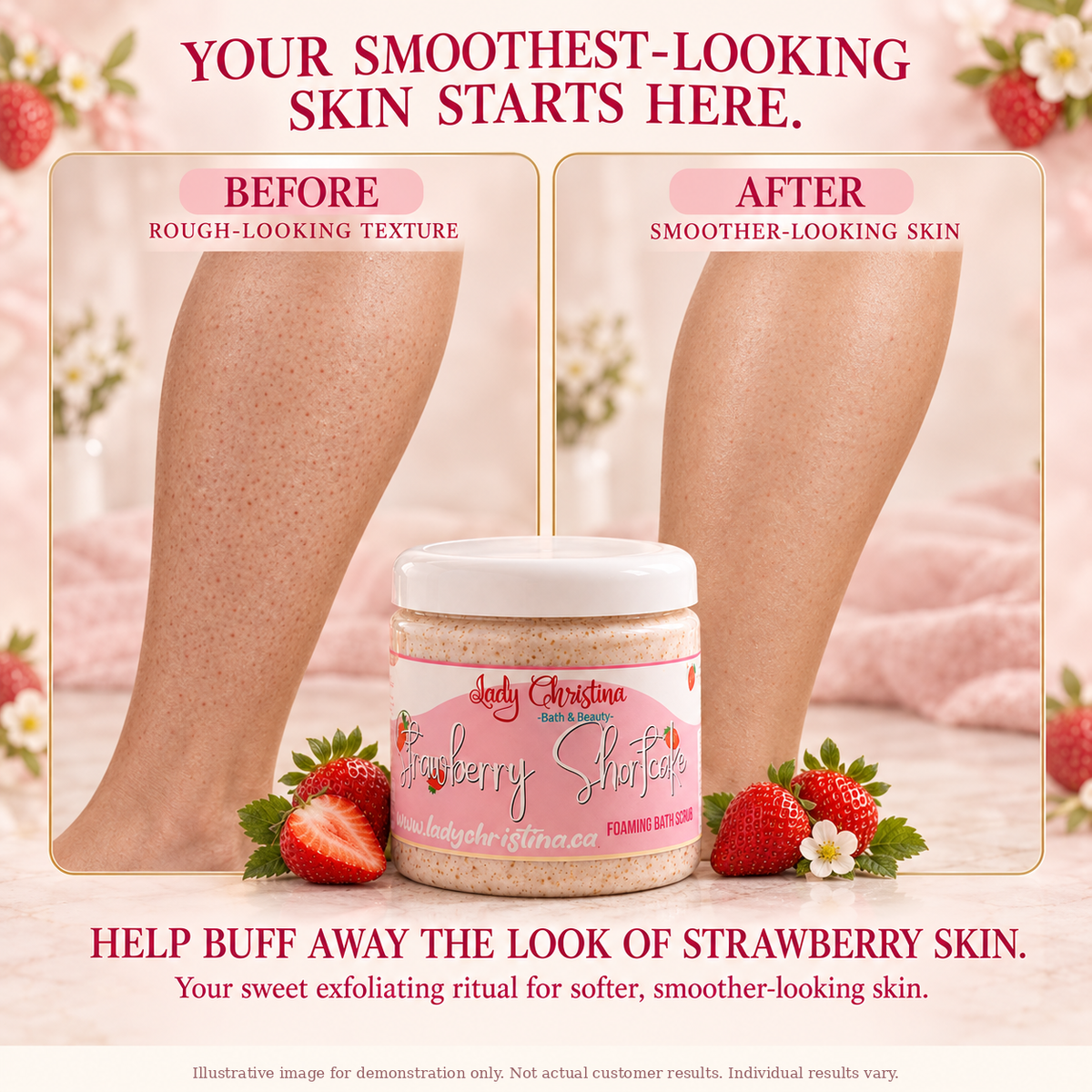 Strawberry Shortcake Foaming Body Scrub