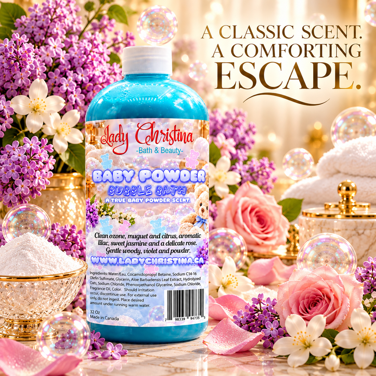 Baby Powder Bubble Bath