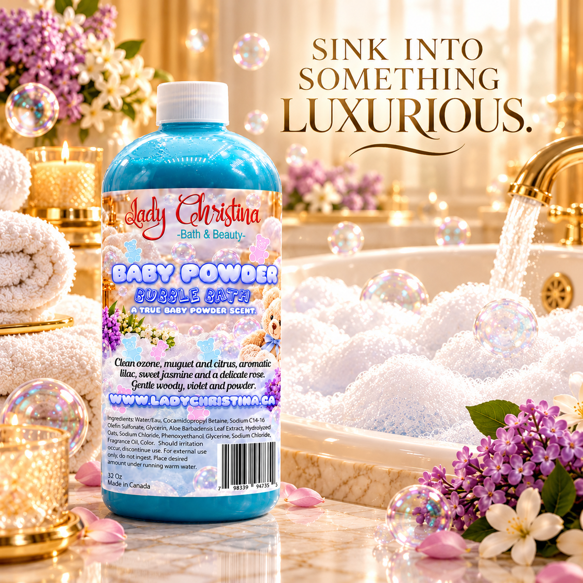 Baby Powder Bubble Bath