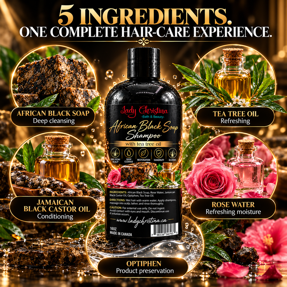 African Black Soap Shampoo