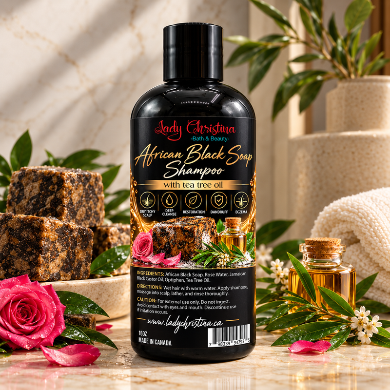 Lady Christina African Black Soap Shampoo