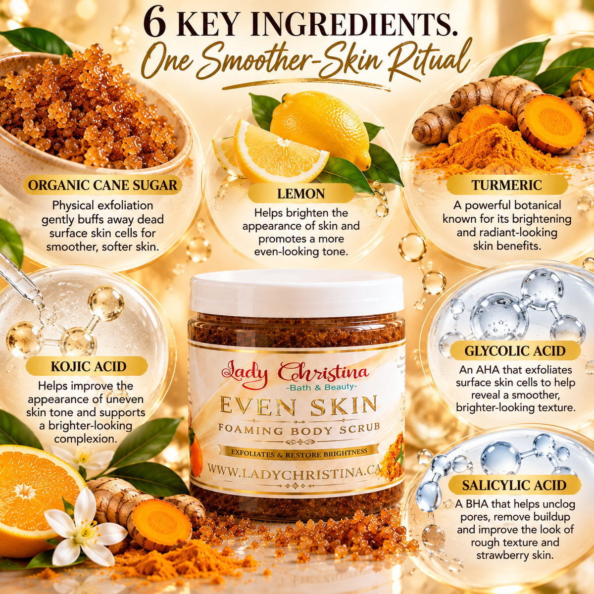 Even Skin Foaming Body Scrub