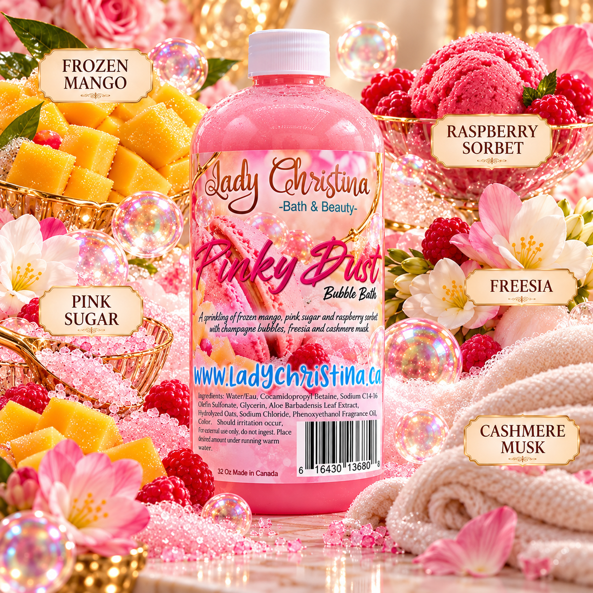 Pinky Dust Bubble Bath