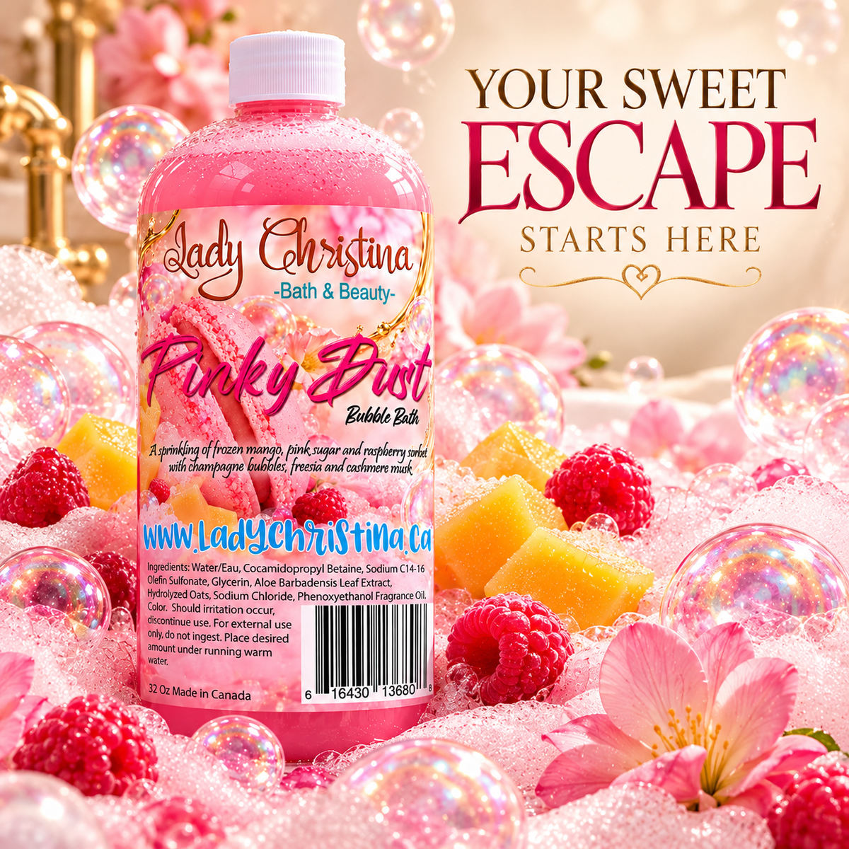 Pinky Dust Bubble Bath