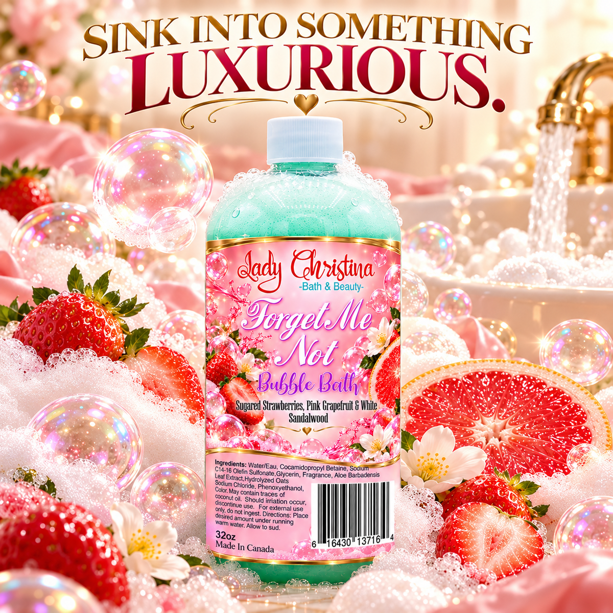 Forget Me Not Bubble Bath
