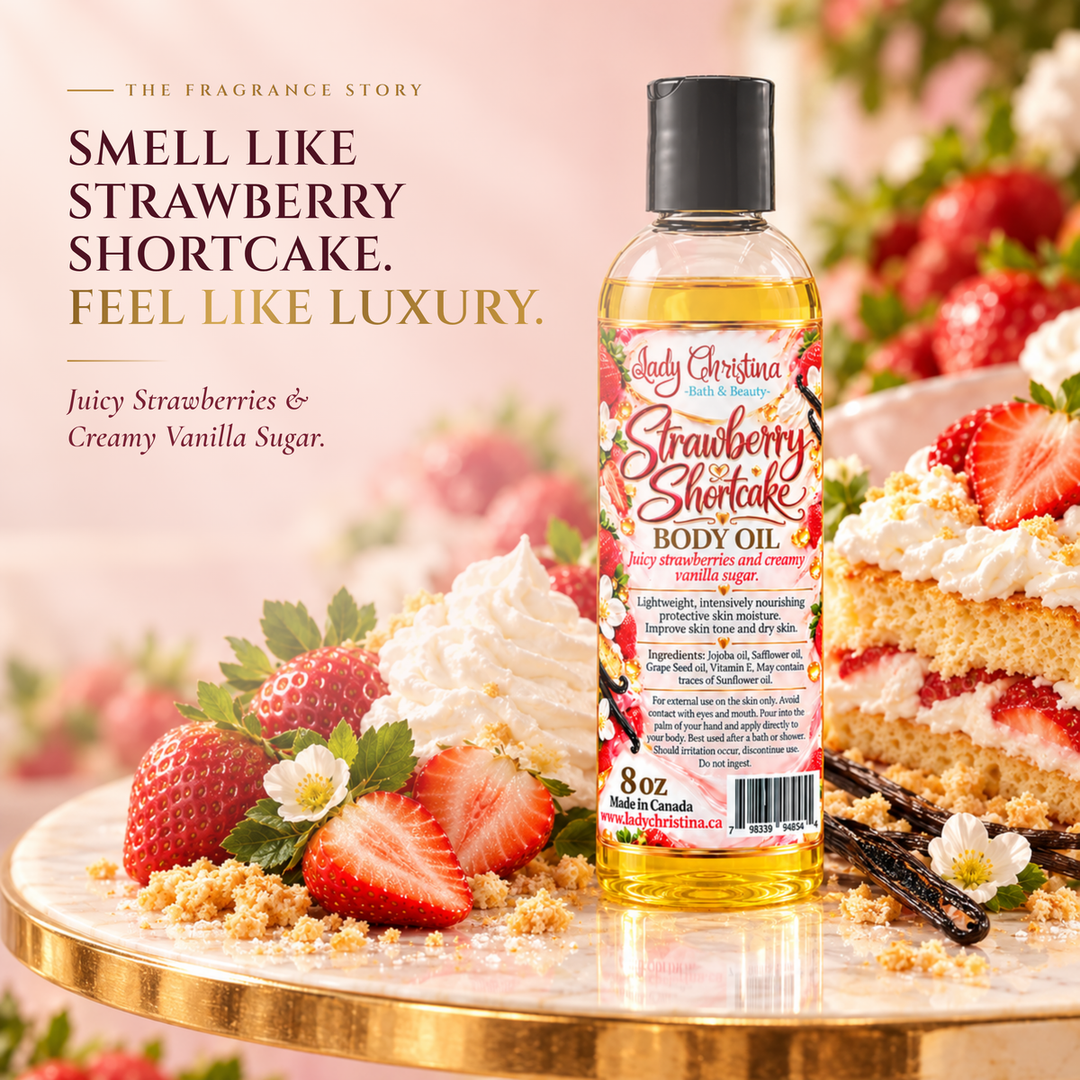 Strawberry Shortcake Body Oil