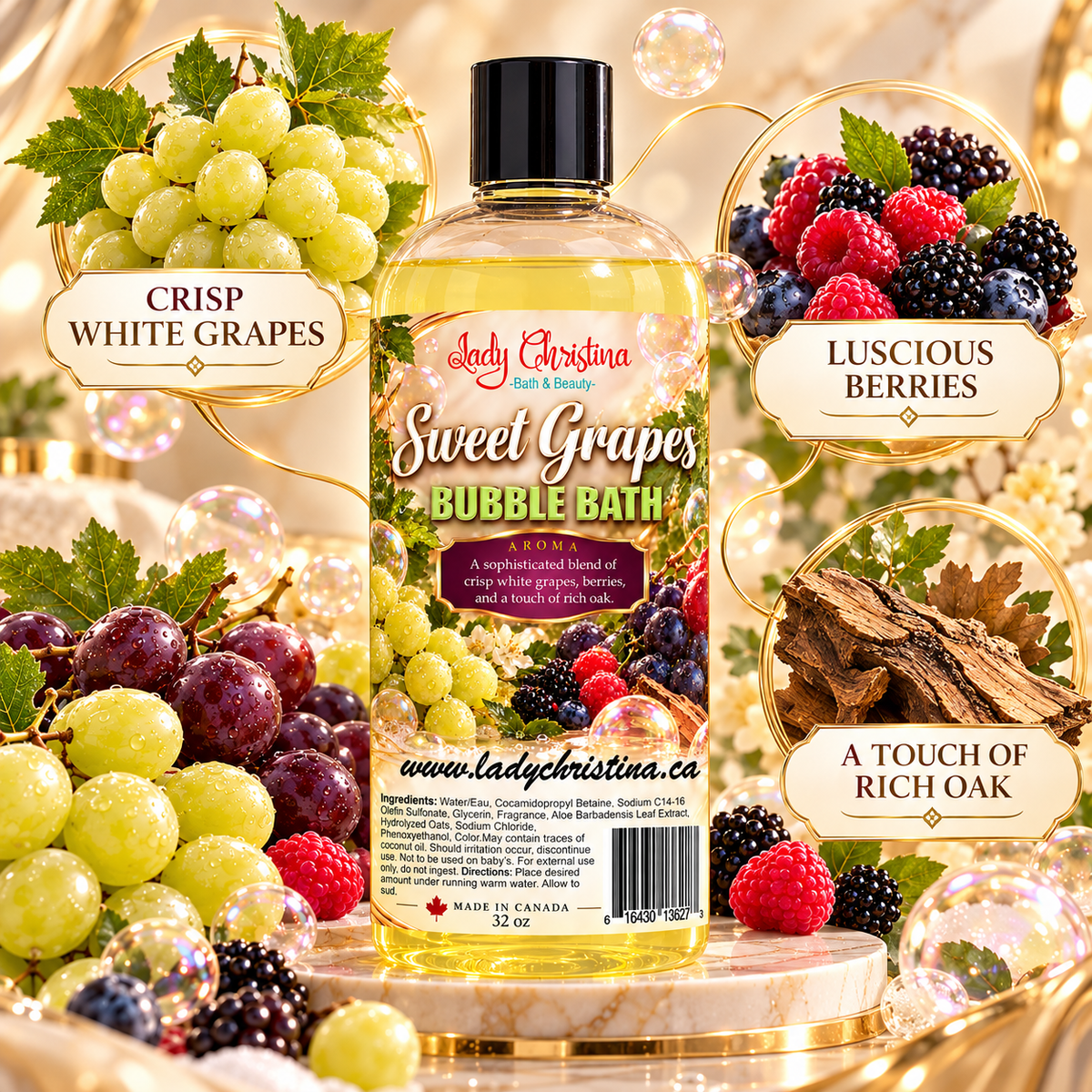 Sweet Grapes Bubble Bath