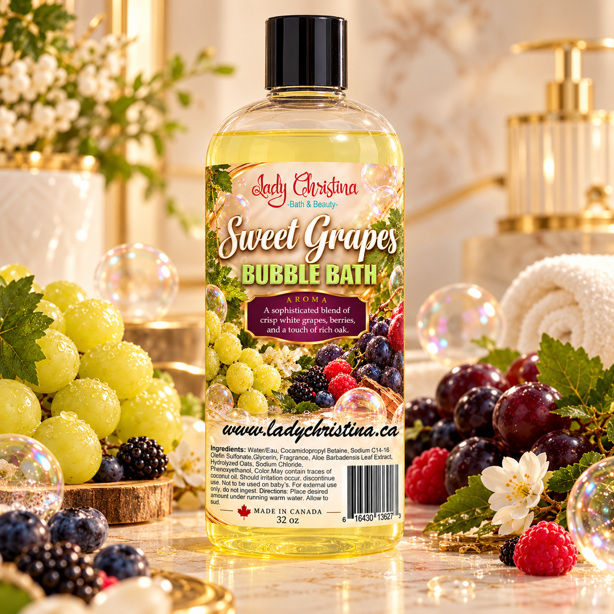 Sweet Grapes Bubble Bath
