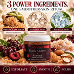 Black Cherry and Almond Foaming Body Scrub 5