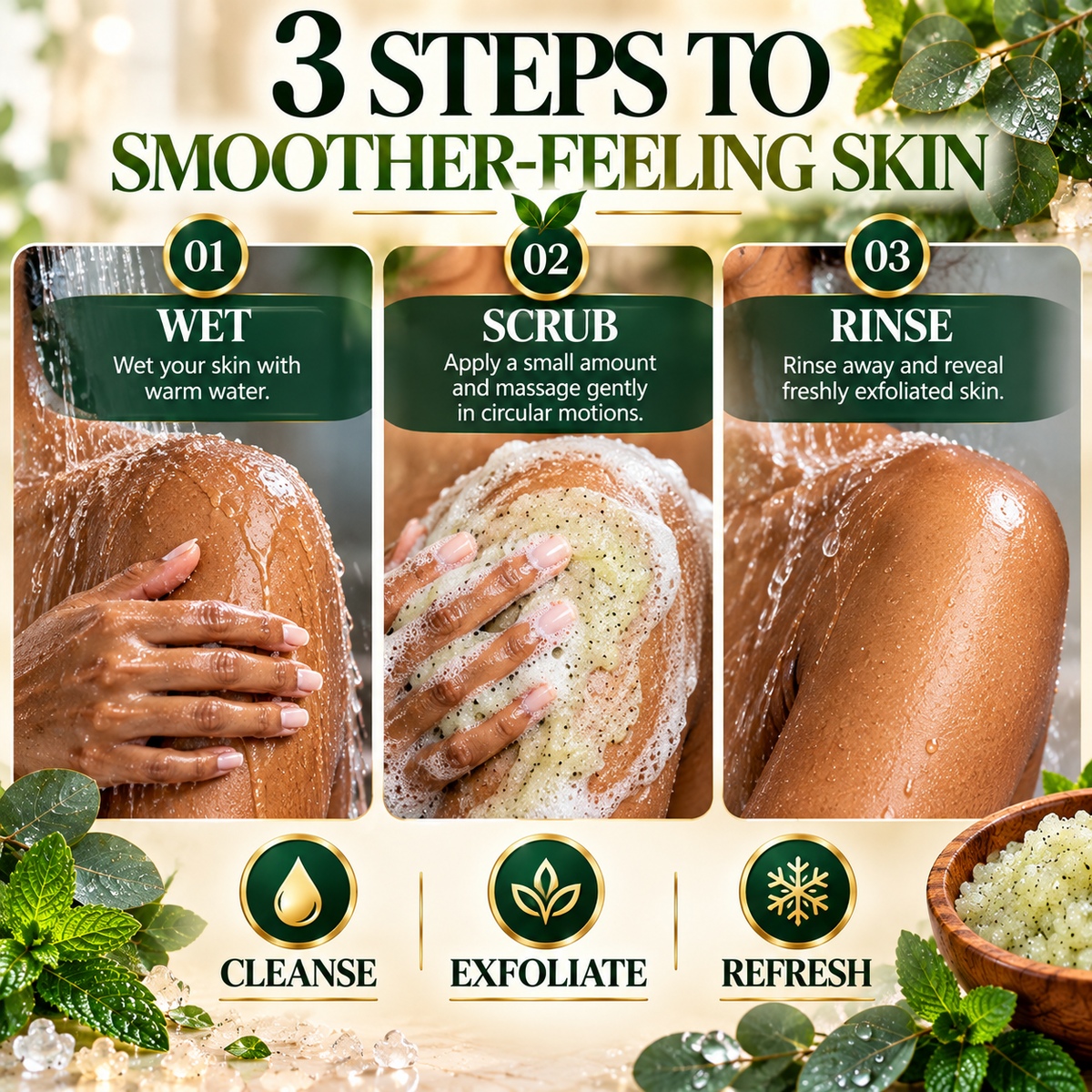 Eucalyptus & Spearmint Foaming Body Scrub