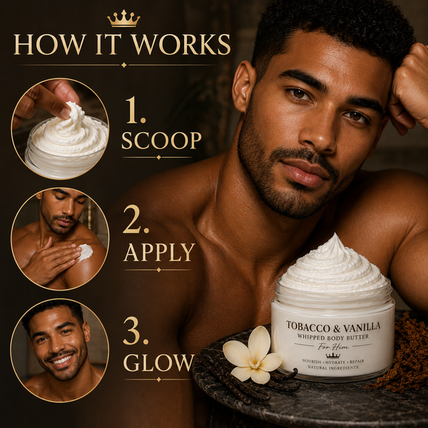 Tobacco & Vanilla Whipped Body Butter - For Him