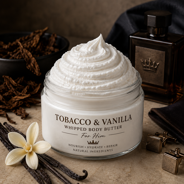 Tobacco & Vanilla Whipped Body Butter - For Him
