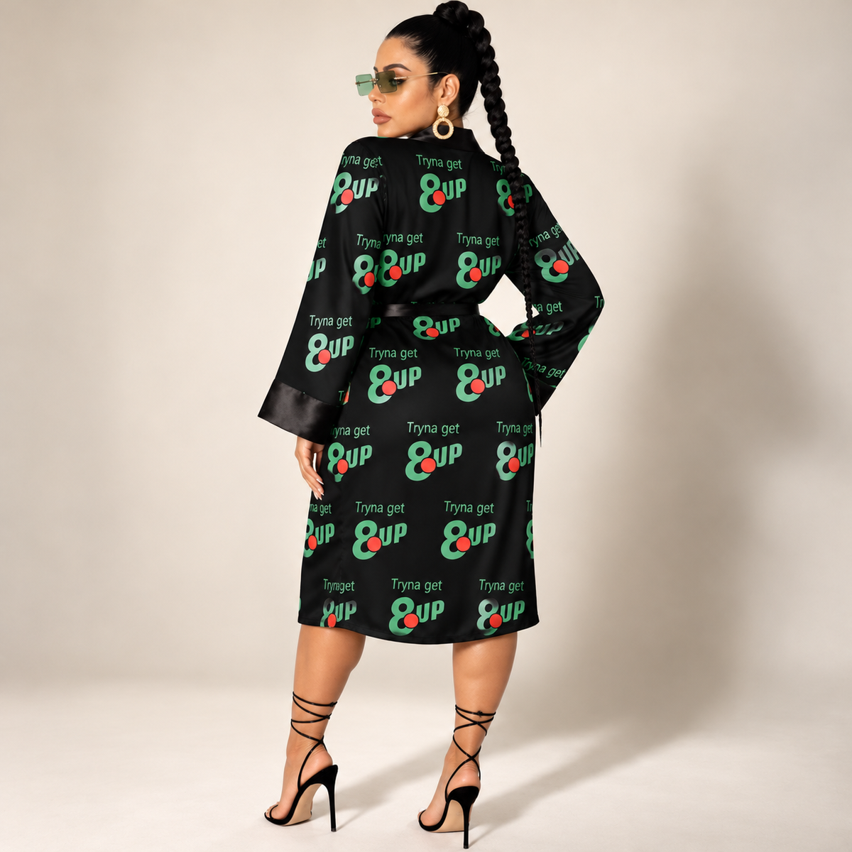8UP Silk Robe