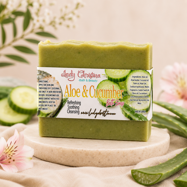 Aloe and Cucumber Bath Soap Bar