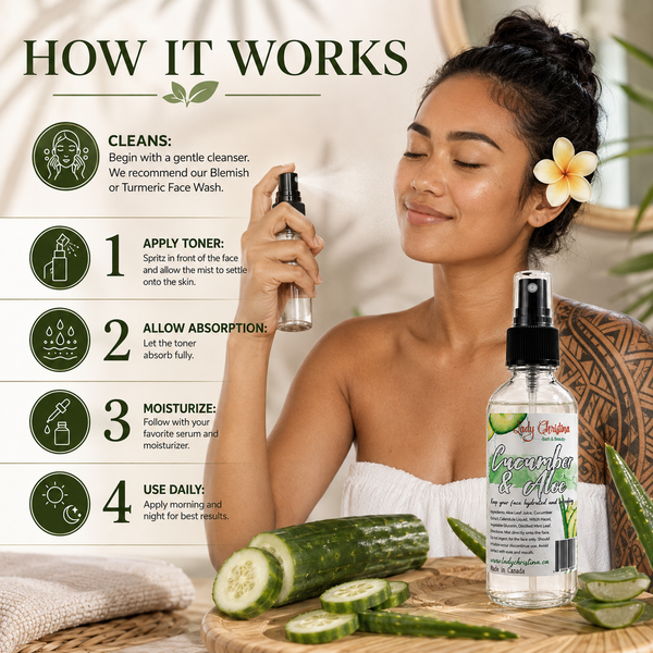Cucumber and Aloe Vera Face Toner