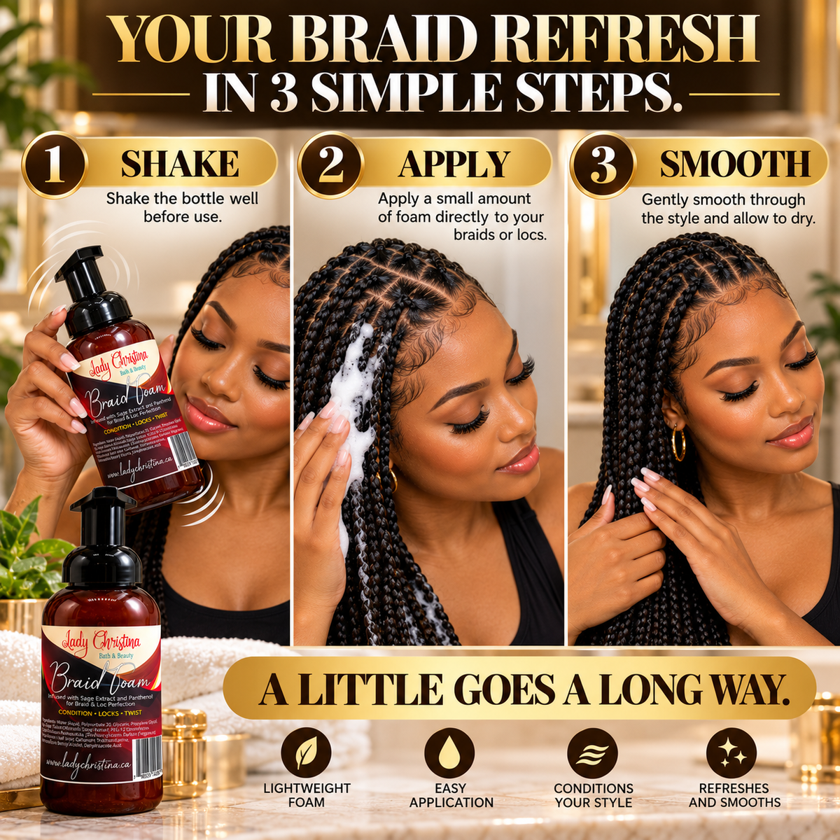 Braid Setting Foam