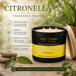 Citronella Luxe – Outdoor Candle - photo 3 3