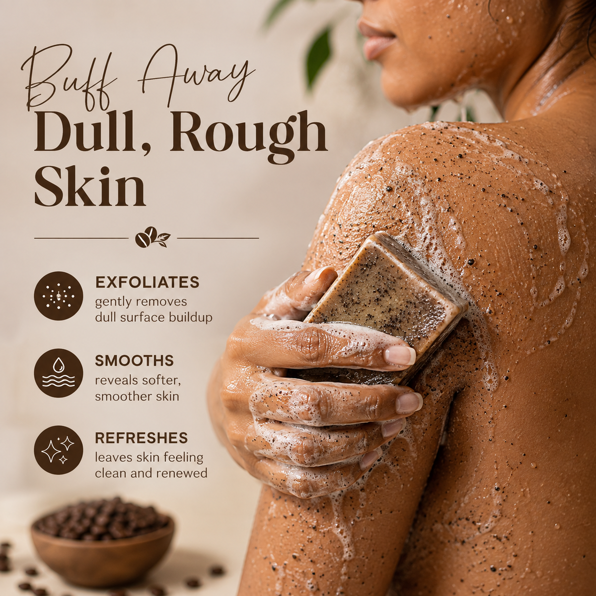 Coffee Cream Soap Bar - photo 3