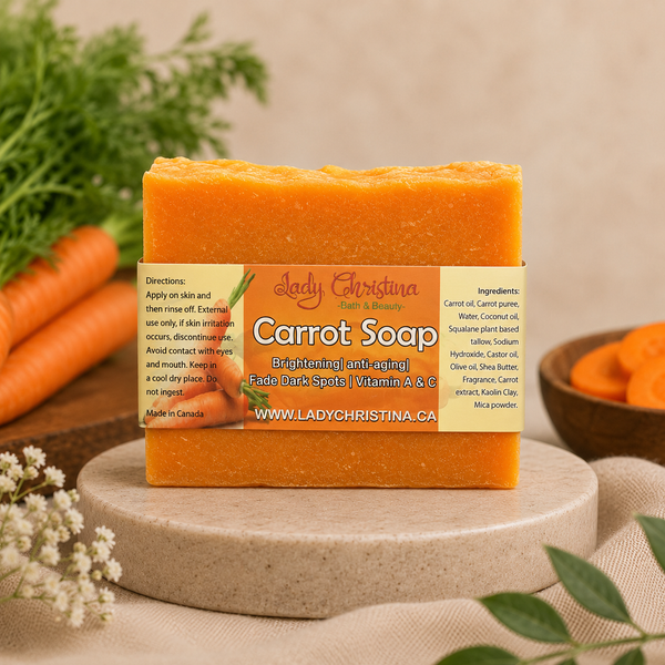 Carrot Soap Bar