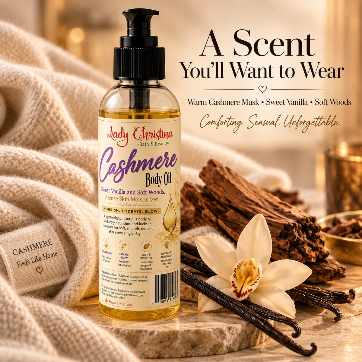 Cashmere Body Oil