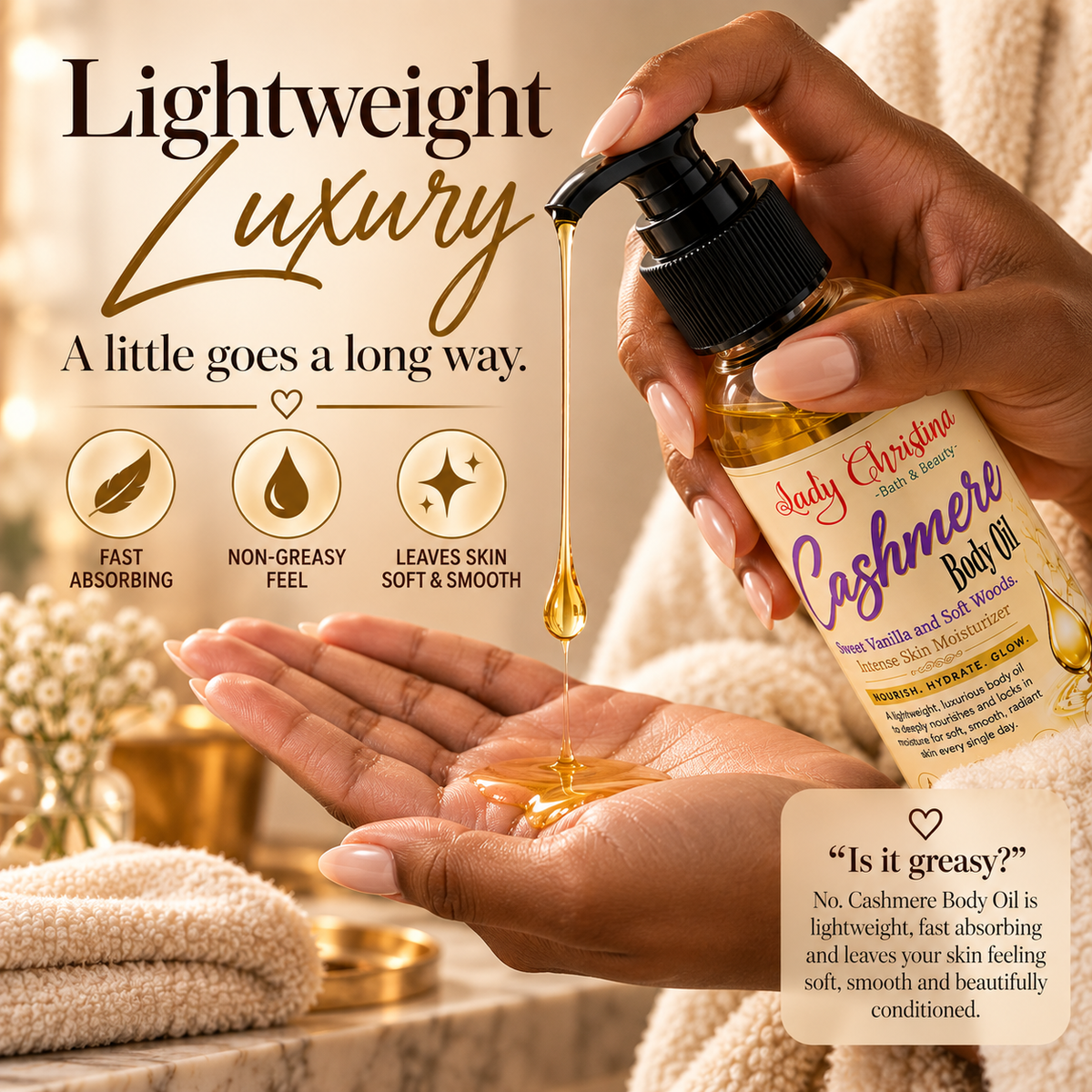 Cashmere Body Oil