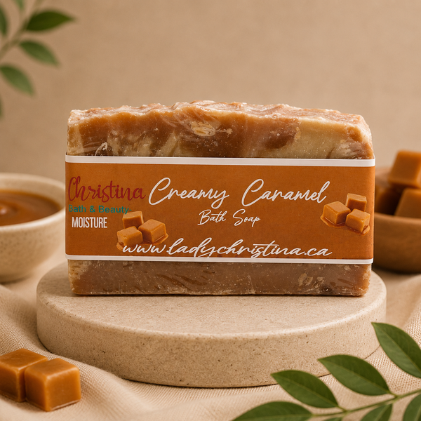 Creamy Caramel Bath Soap Bar