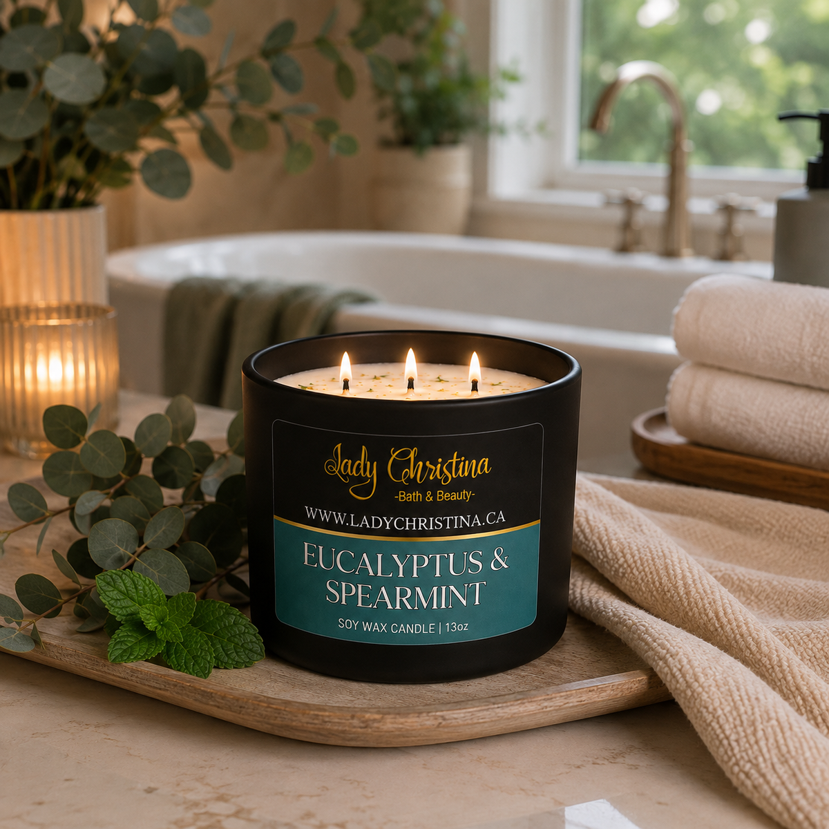 Eucalyptus and Spearmint Candle - photo 6