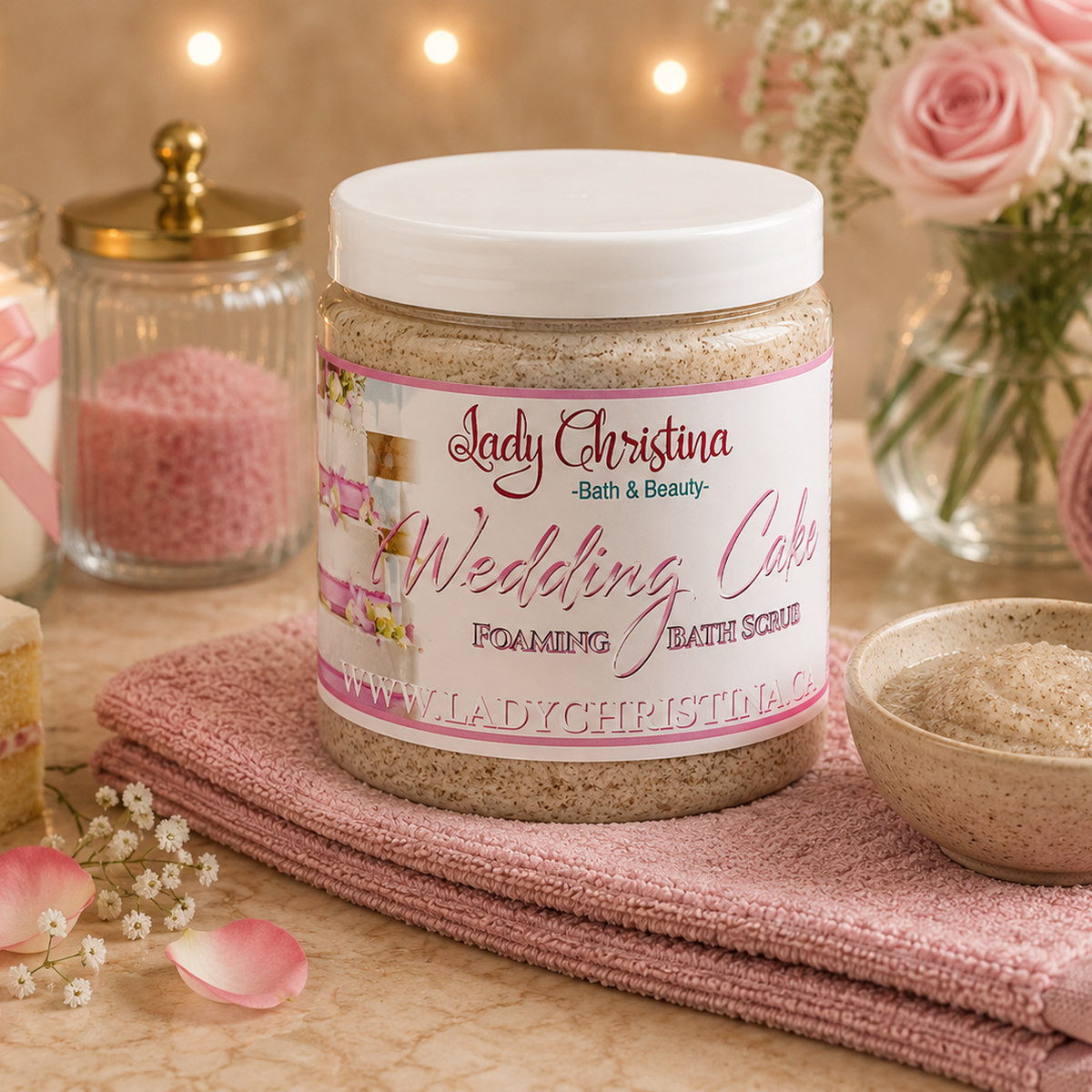 Wedding Cake Foaming Body Scrub