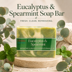 Eucalyptus and Spearmint Soap Bar - photo 3 3