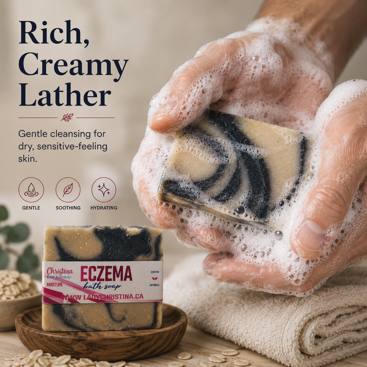 Eczema Bath Soap Bar - photo 5