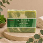 Eucalyptus and Spearmint Soap Bar - Lady Christina Bath & Beauty 1