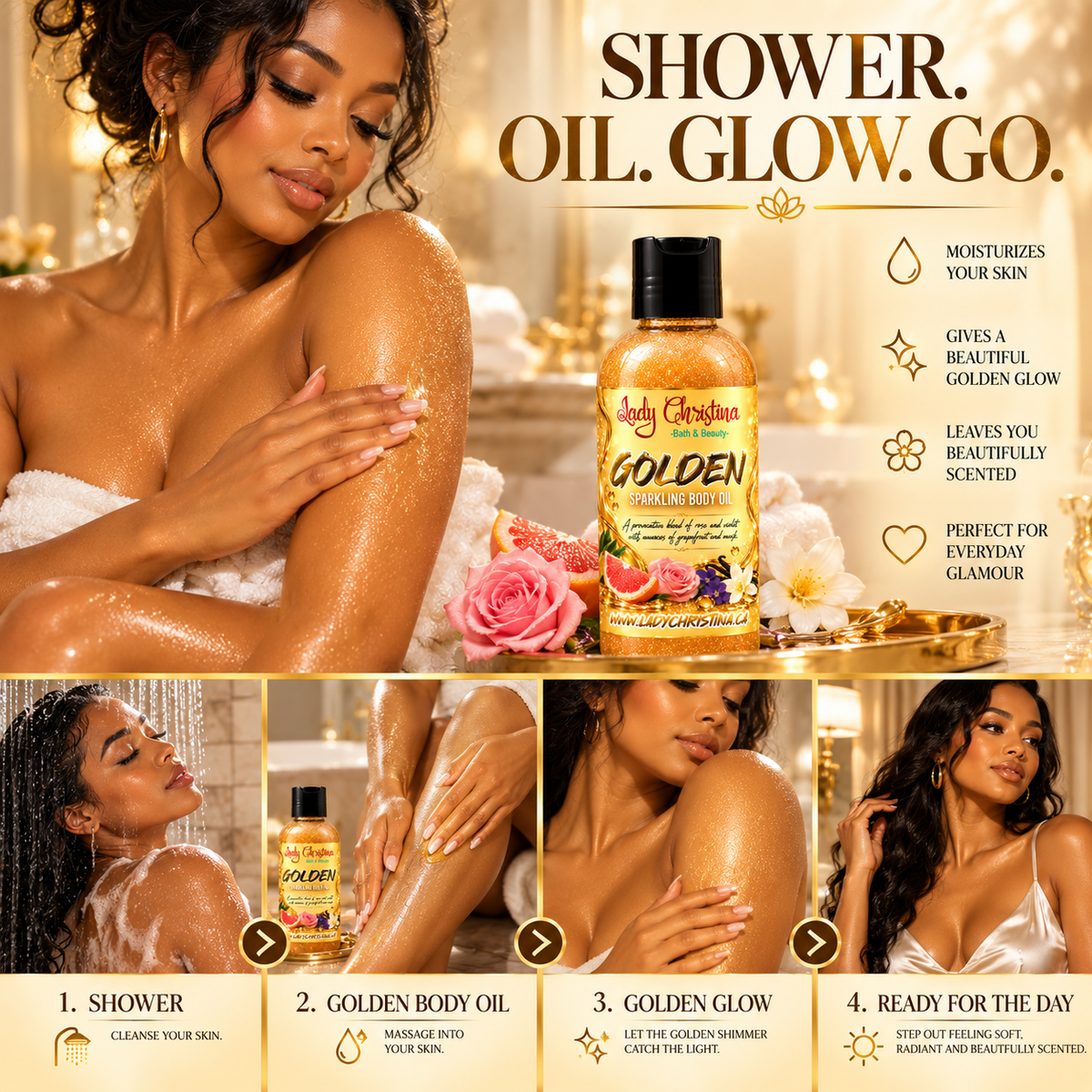 Golden Body Oil