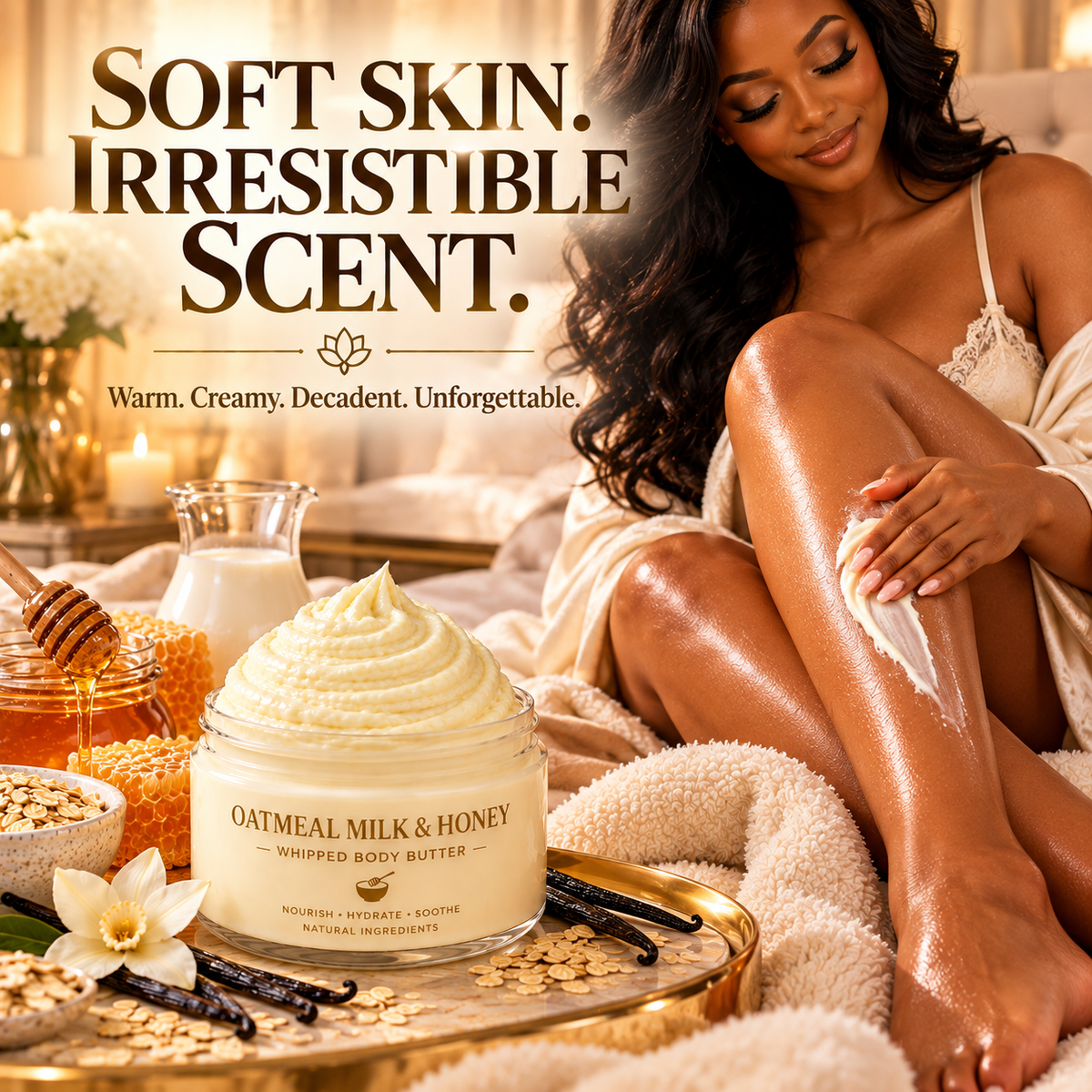 Oatmeal Milk & Honey Whipped Body Butter