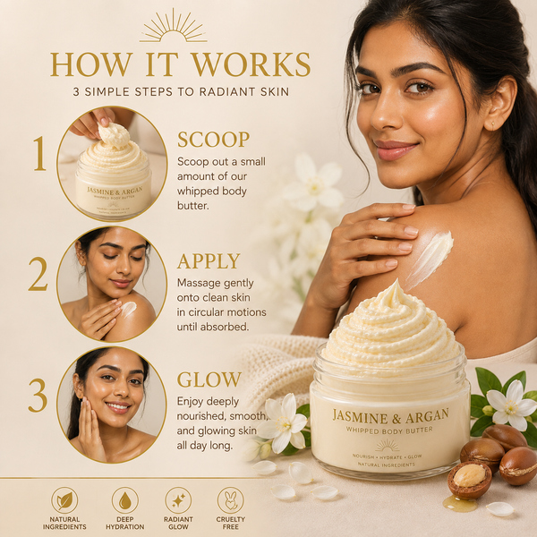 Jasmine & Argan Whipped Body Butter