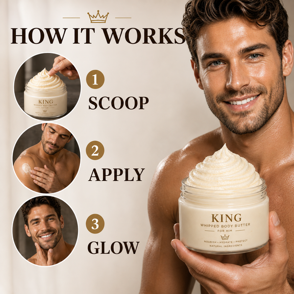 King Whipped Body Butter-For Him